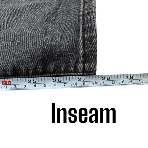 Cotton On 91 High 90s Mom Jeans US Size 6 Faded Black Gray Distressed High Waist - Picture 11 of 11